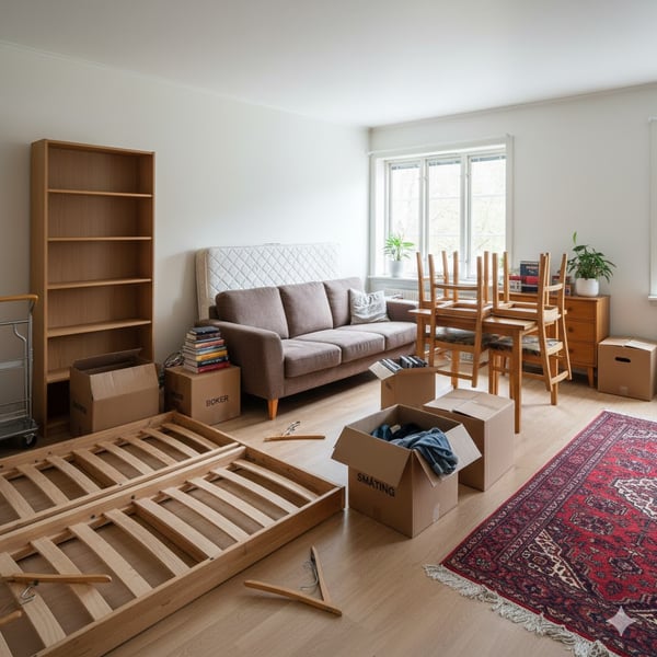 Flyttehjelp fra Tøyen til Stovner – 2-roms