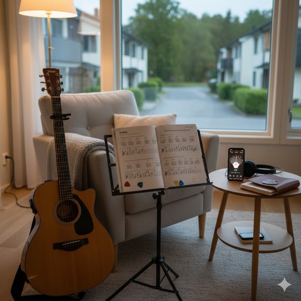 Gitarlærer til nybegynner – ukentlige timer