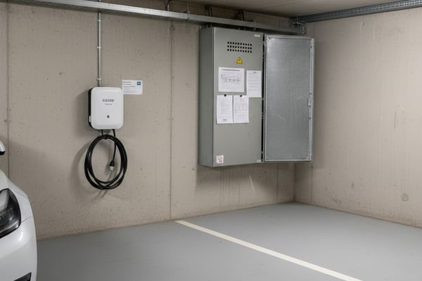 Installere ladeløsning for elbil i garasje