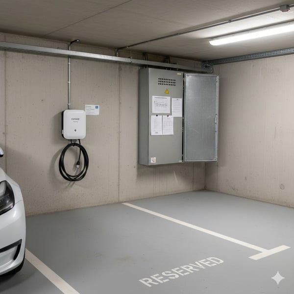 Installere ladeløsning for elbil i garasje